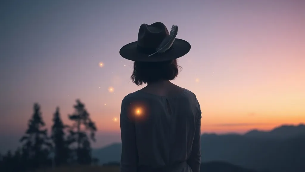 Dream symbol: feather in hat: symbolism: Indication of Spiritual Growth and Enlightenment