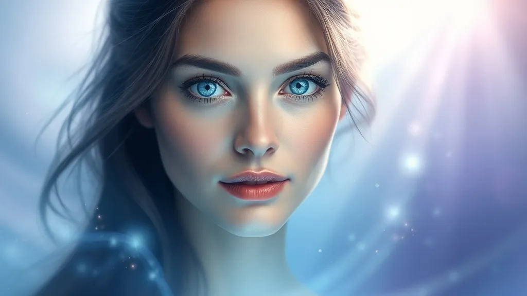Dream symbol: female figure with blue eyes: symbolism: Harbinger of Transformation and Personal Growth