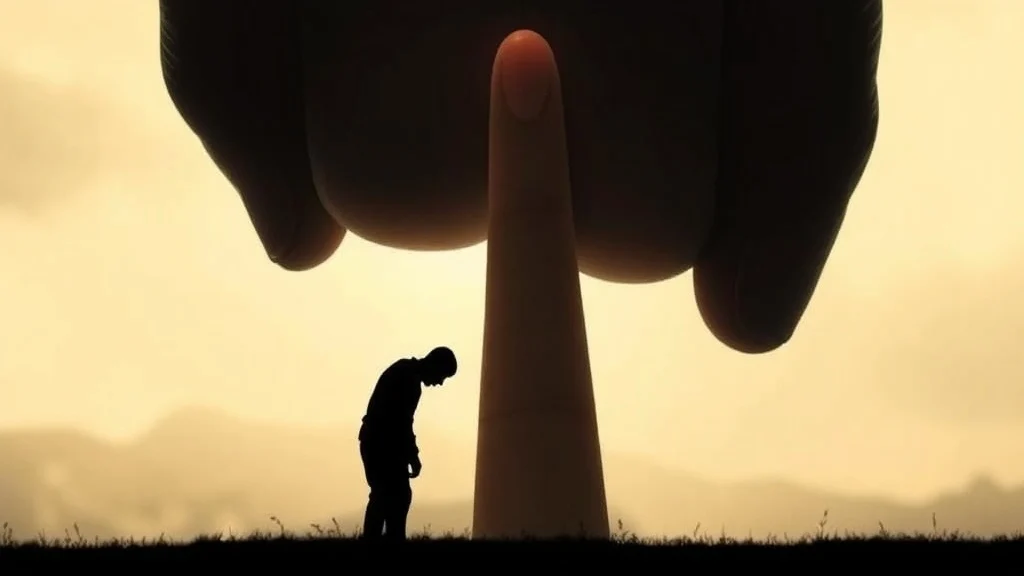 Dream symbol: finger pointing: symbolism: Shame or Embarrassment