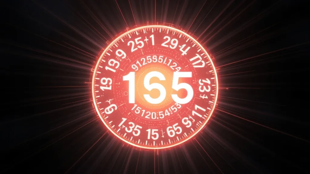 Dream symbol: flashing circle with numbers: intro