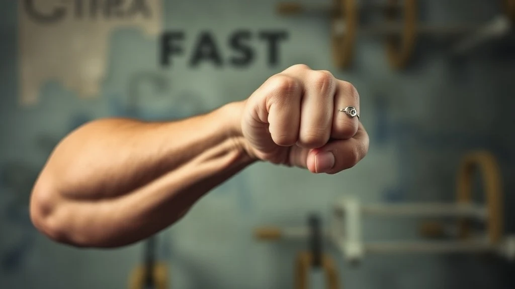 Dream symbol: flexing biceps: symbolism: Overcoming Obstacles