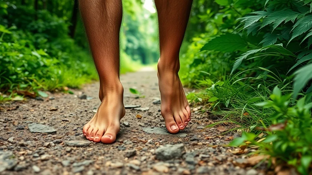 Dream symbol: flip-flop: scenarios: Dream of Walking Barefoot Instead of Wearing Flip-Flops
