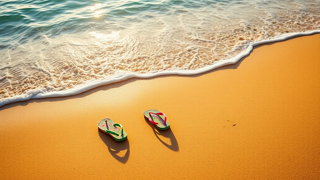 Dream symbol: flip flops: scenarios: Dream of Flip Flops on Beach