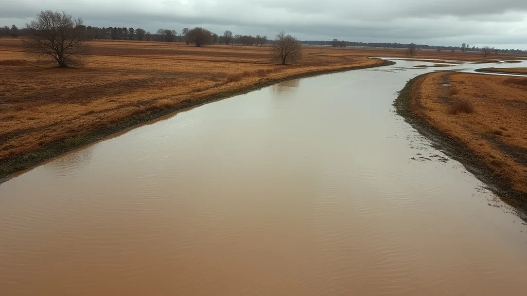 Dream symbol: flood runoff canal: scenarios: Dream about Flood Runoff Canal Flooded with Sewage