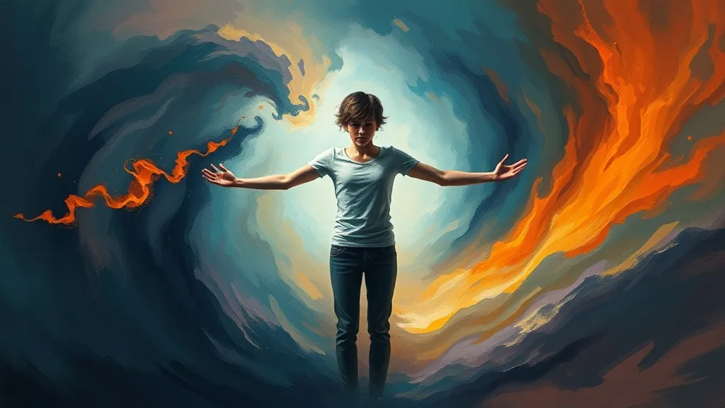 Dream symbol: force pushing back: symbolism: Internal Conflicts and Inner Battles