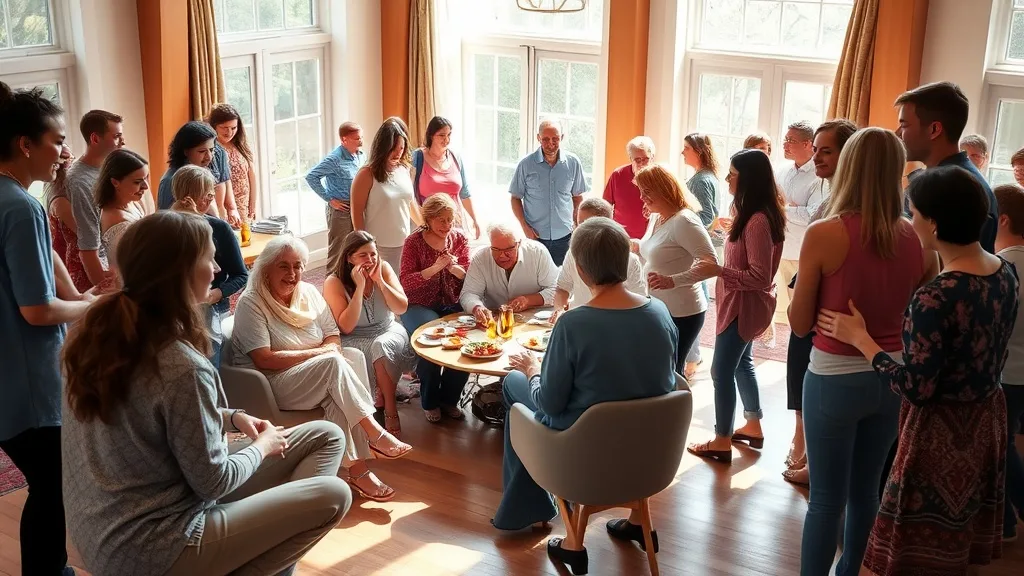 Dream symbol: gathered group: scenarios: Dream of a Gathered Group in a Specific Location