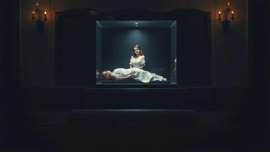 Dream symbol: glass case: scenarios: Dream of a glass case in a funeral home