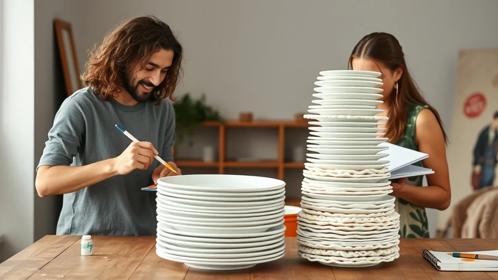 Dream symbol: glued plates: demographics: Creatives