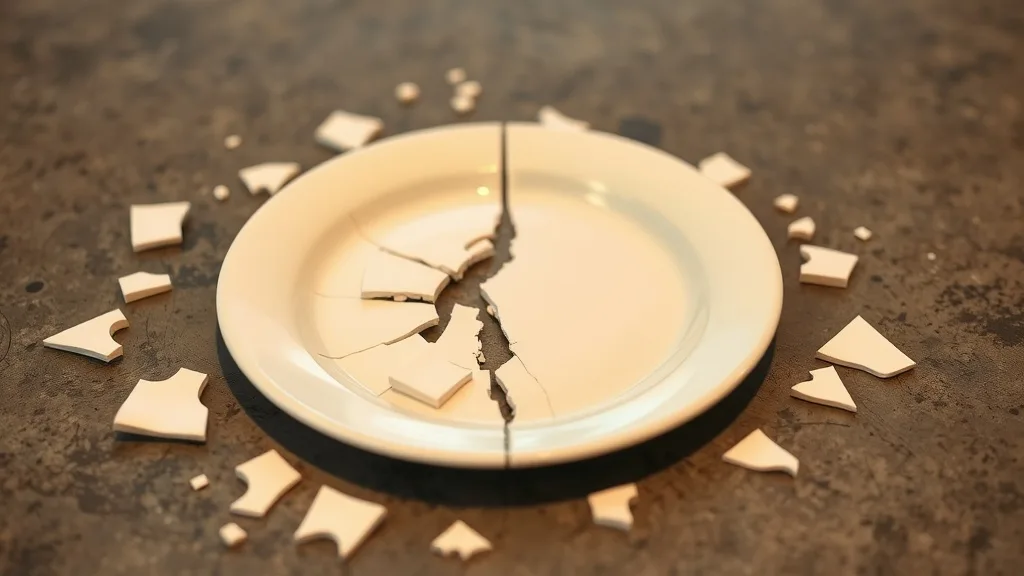 Dream symbol: glued plates: symbolism: Breaking and Repair
