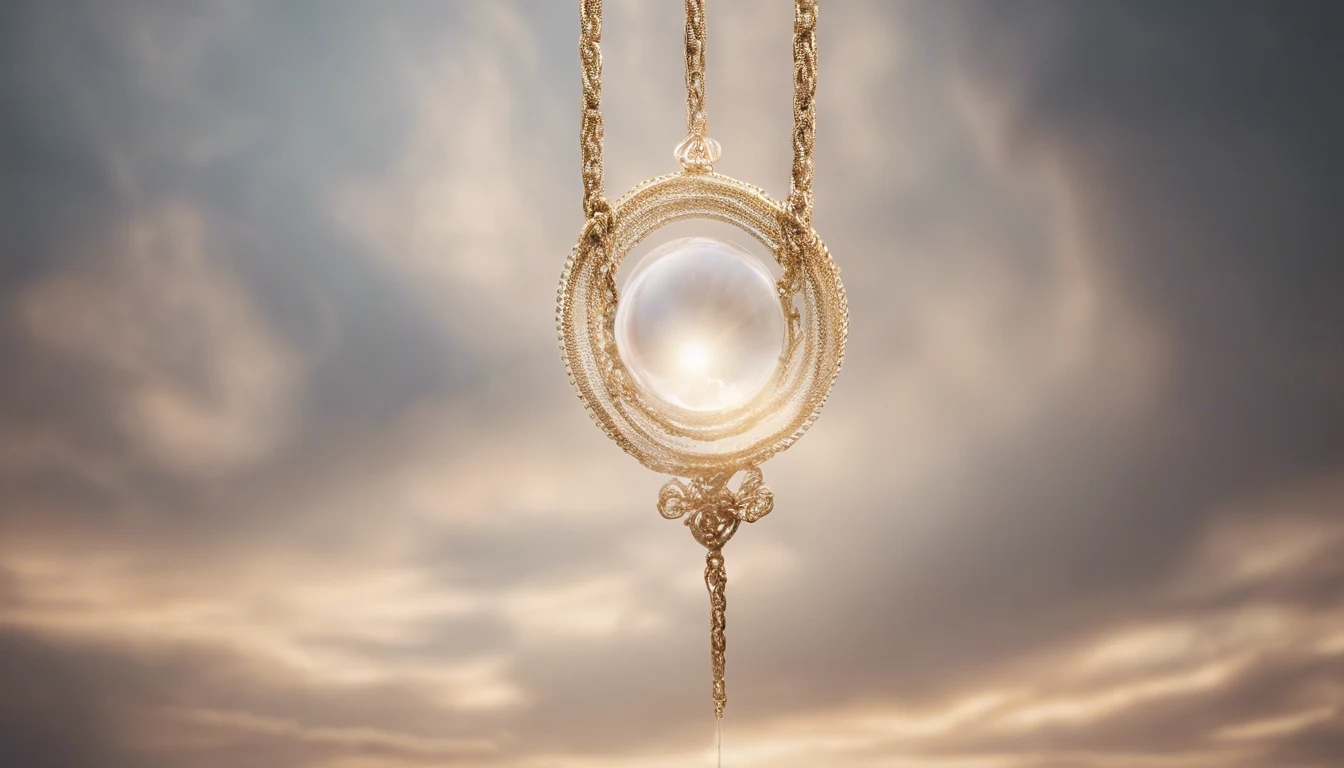 Dream Symbol: Gold Chain with White Marble Pendant - Meaning and Interpretation
