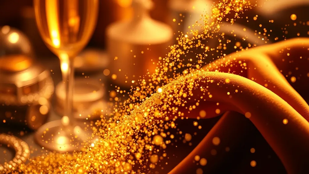 Dream symbol: gold glitter: symbolism: Symbol of Glamour and Extravagance