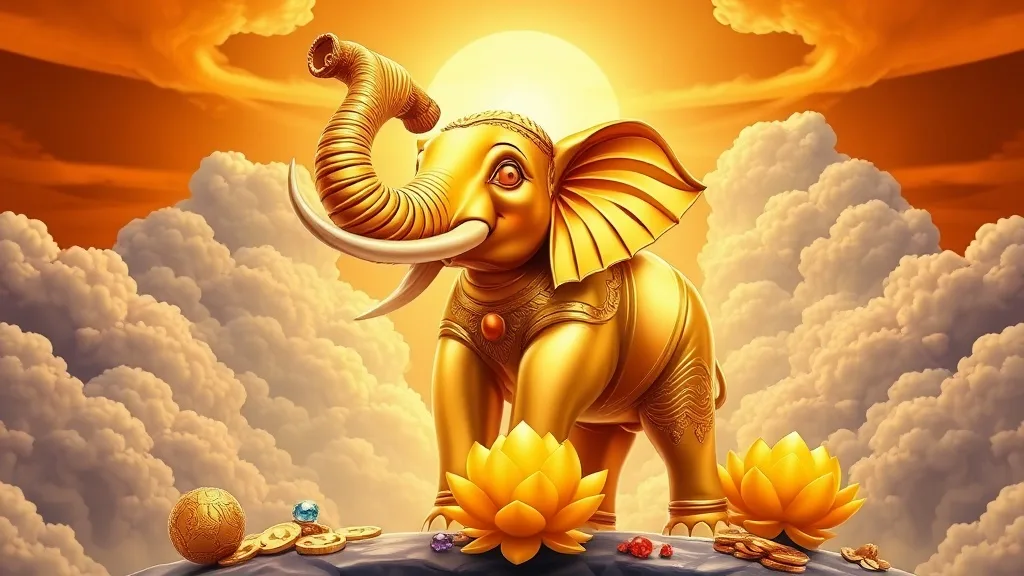 Dream symbol: gold elephant: symbolism: Symbol of Success and Prosperity