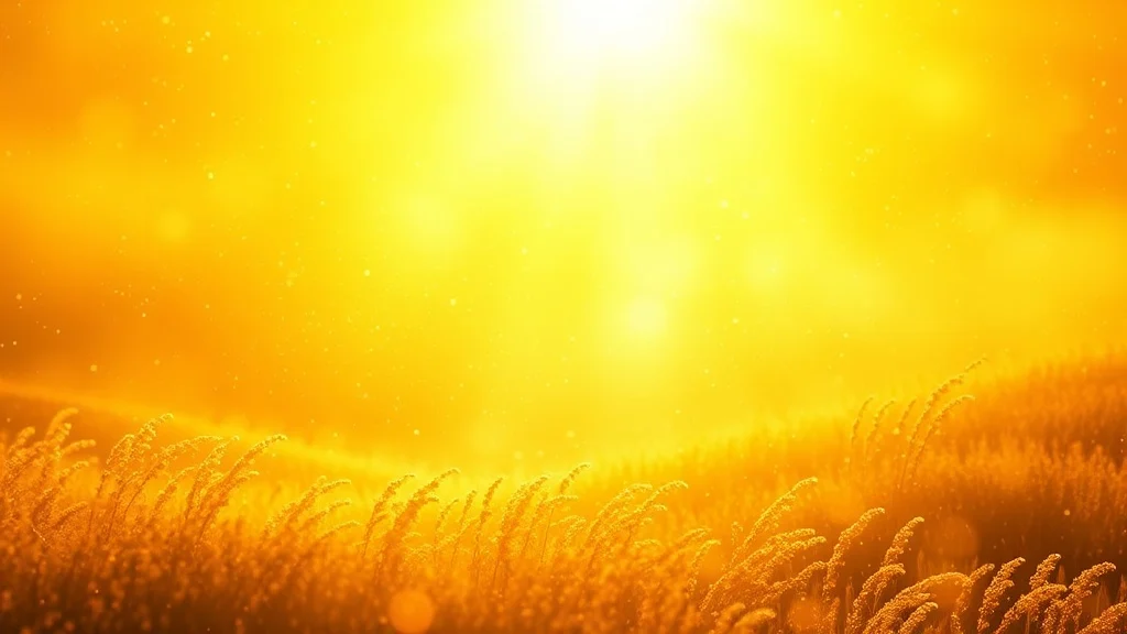 Dream Symbol Golden Yellow Background Meaning