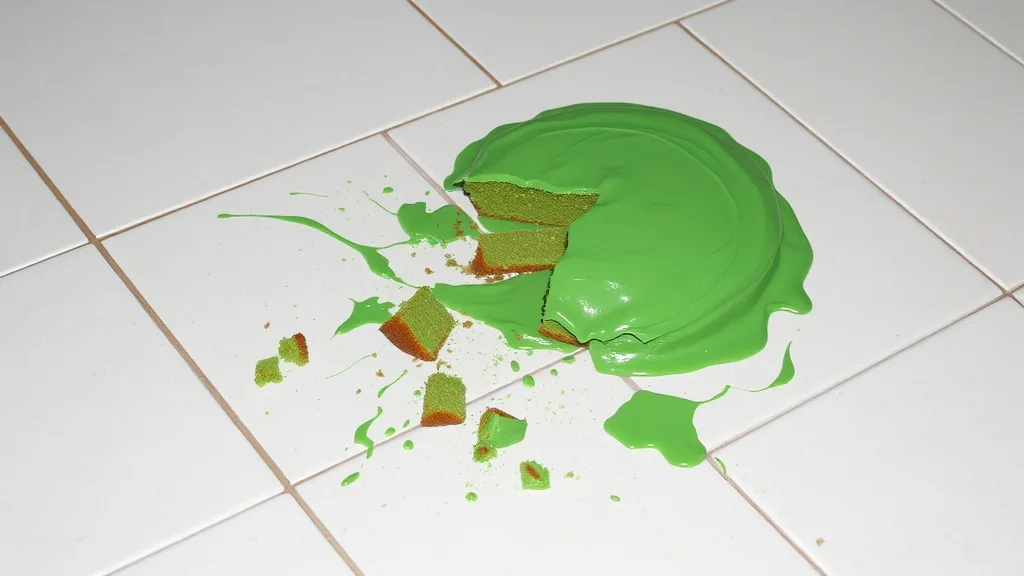 Dream symbol: green cake: scenarios: Dream of a Green Cake that is Dropped on the Floor