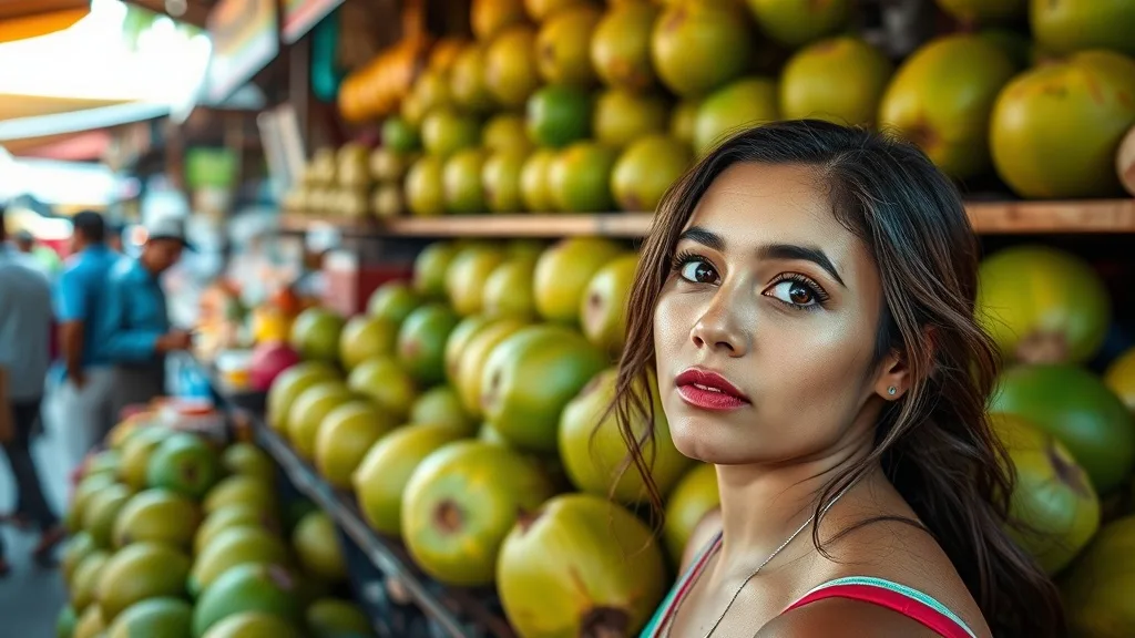 Dream symbol: green coconuts: scenarios: Dream of Green Coconuts in a Store