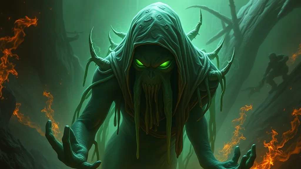Dream symbol: green mucus: scenarios: Dream of Green Mucus on Hell