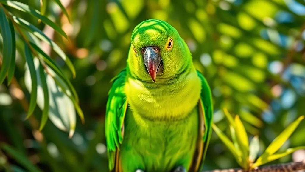 Dream symbol: green parrot: symbolism: Messages of Transformation