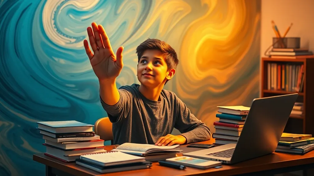 Dream symbol: hand of assurance: demographics: Students Navigating Academic Pressures