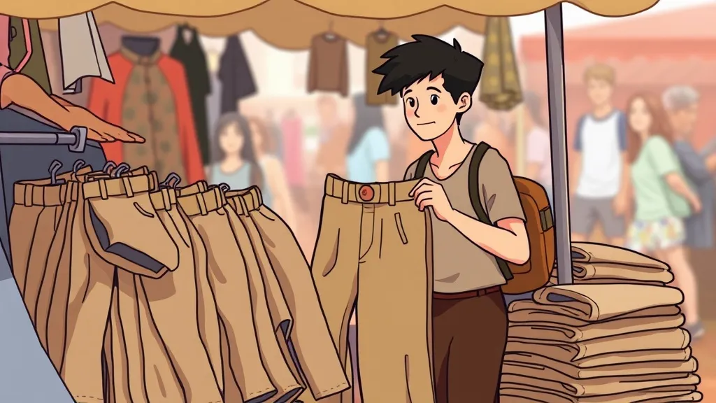 Dream symbol: khaki pants: scenarios: Dreaming of Selling Khaki Pants