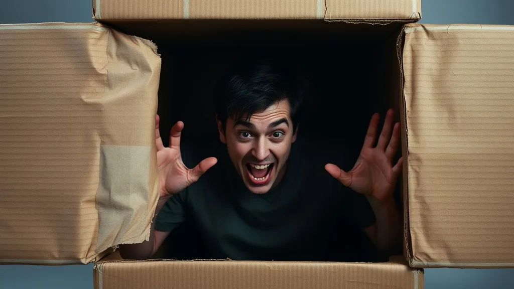 Dream symbol: large cardboard boxes: scenarios: Dream of Being Trapped in a Large Cardboard Box