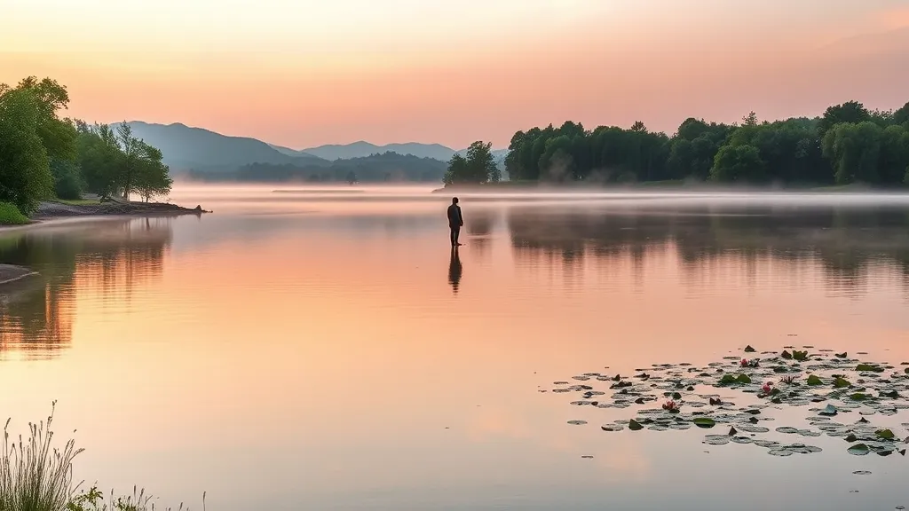 Dream symbol: large lake: symbolism: Connection to Nature and Healing Energy