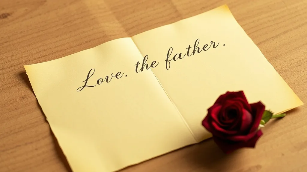 Dream symbol: late father's name: scenarios: Dream of seeing your late father's name on a love letter