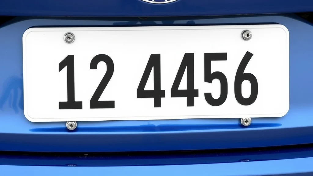 Dream symbol: number plates: intro