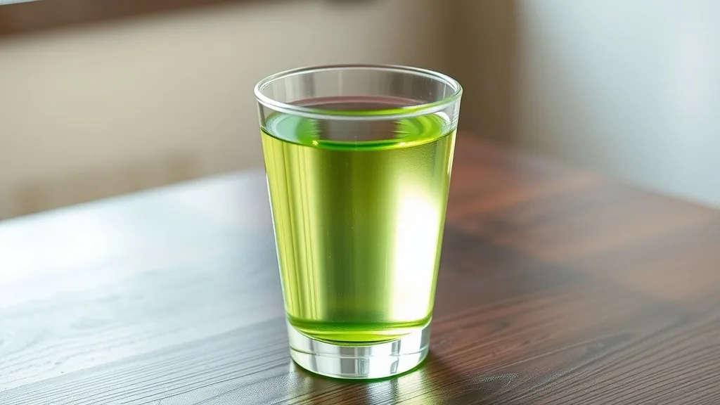 Dream symbol: lime green water: scenarios: Dream of Lime Green Water in a Clear Glass