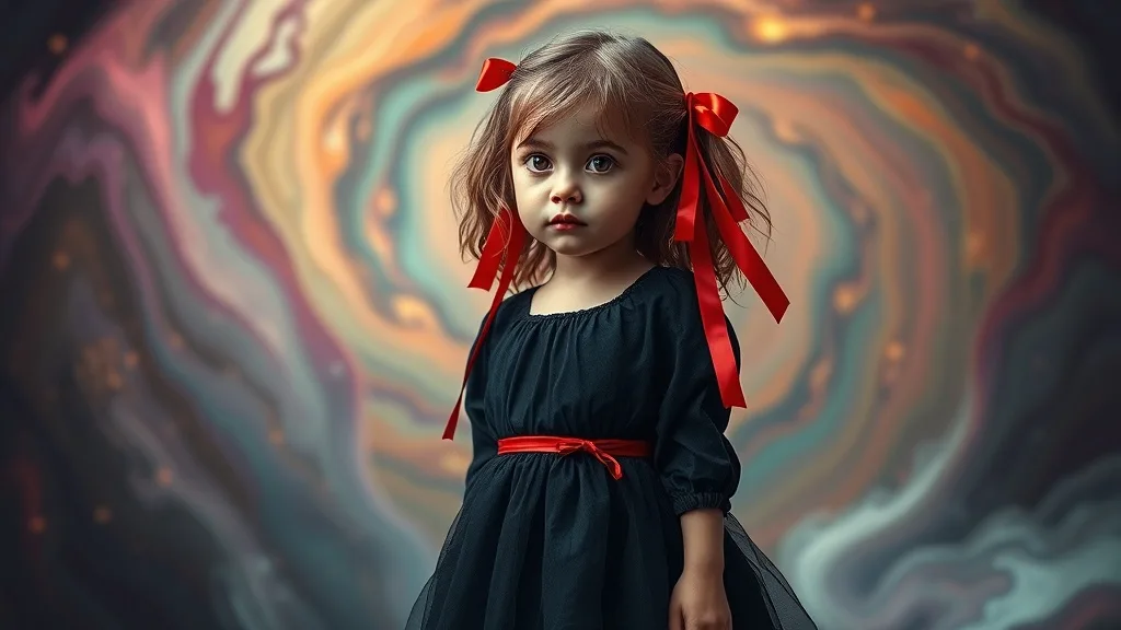 Dream symbol: little girl in black and red: intro