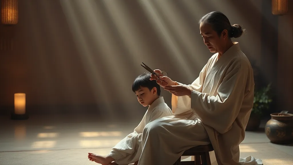 Dream symbol: lock of hair: scenarios: Dream of Hair Clipping Ceremony