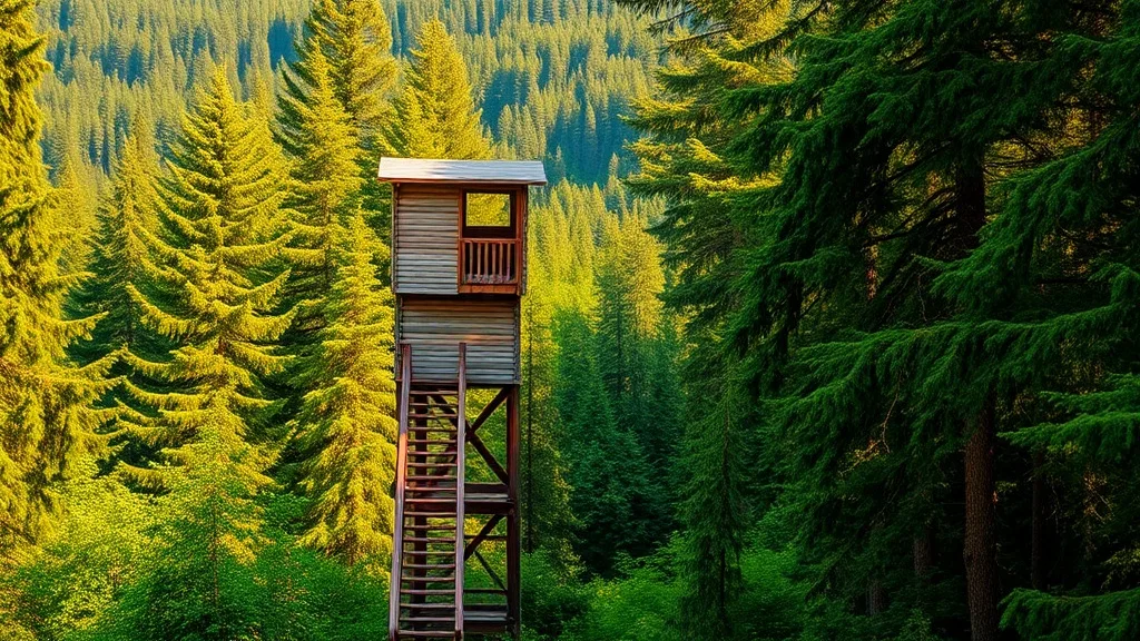 Dream symbol: lookout tower: scenarios: Dream of a Lookout Tower in a Forest