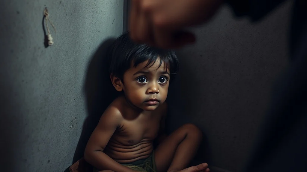 Dream symbol: malnourished child: scenarios: Dream of a malnourished child being abused