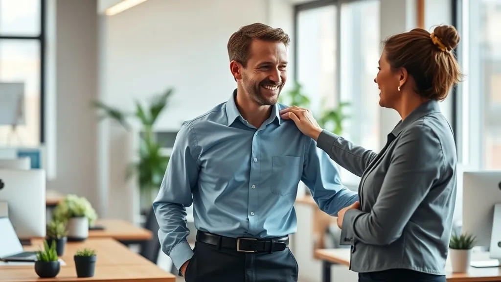 Dream symbol: man from work: scenarios: Dream of a Man from Work Showing Support