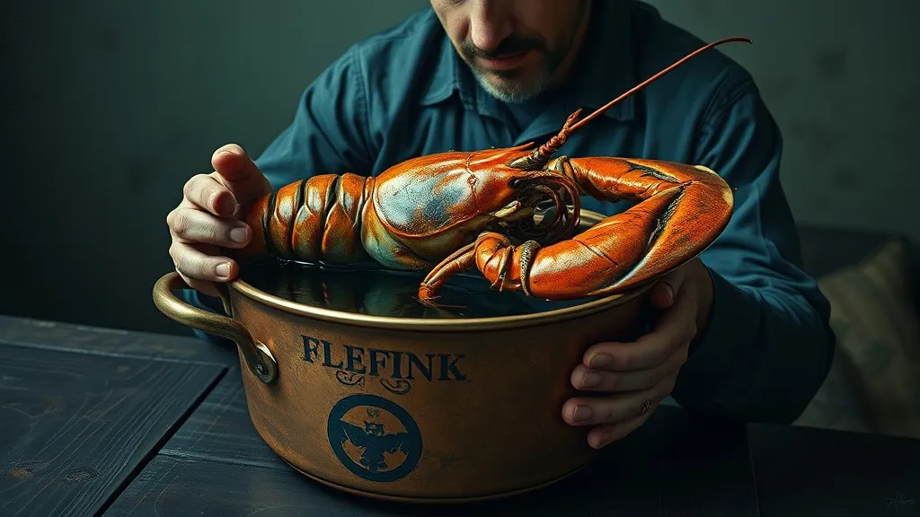 Dream symbol: guy holding lobster: scenarios: Dreaming of a Man Holding a Lobster in a Pot of Water