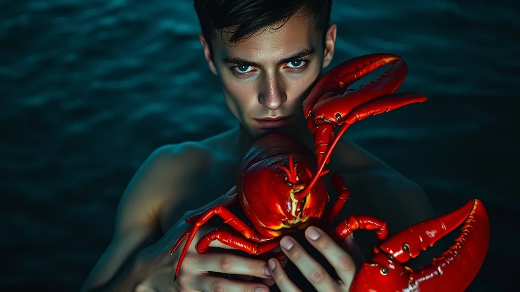 Dream symbol: guy holding lobster: symbolism: A Complex Relationship Dynamic: The Man and the Lobster