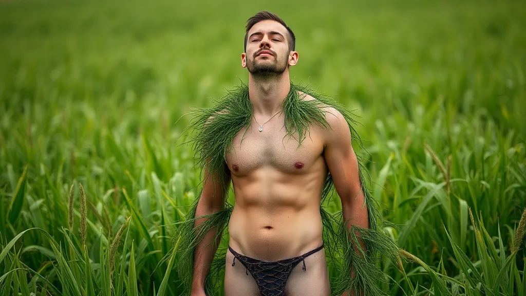 Dream symbol: man made of grass: scenarios: Dream about a Man with Grass Growing on His Body