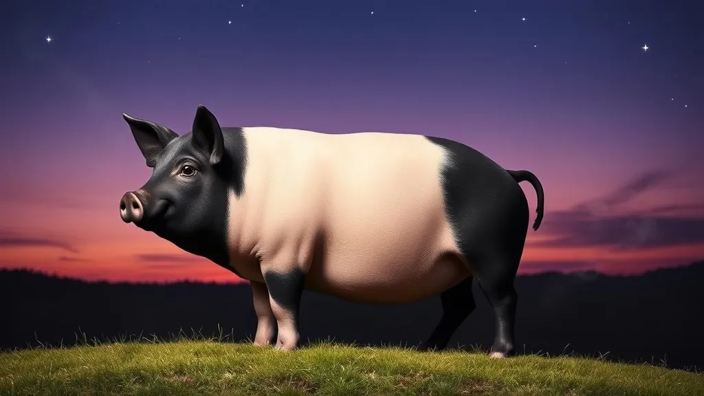 Dream symbol: black and pink pig: intro