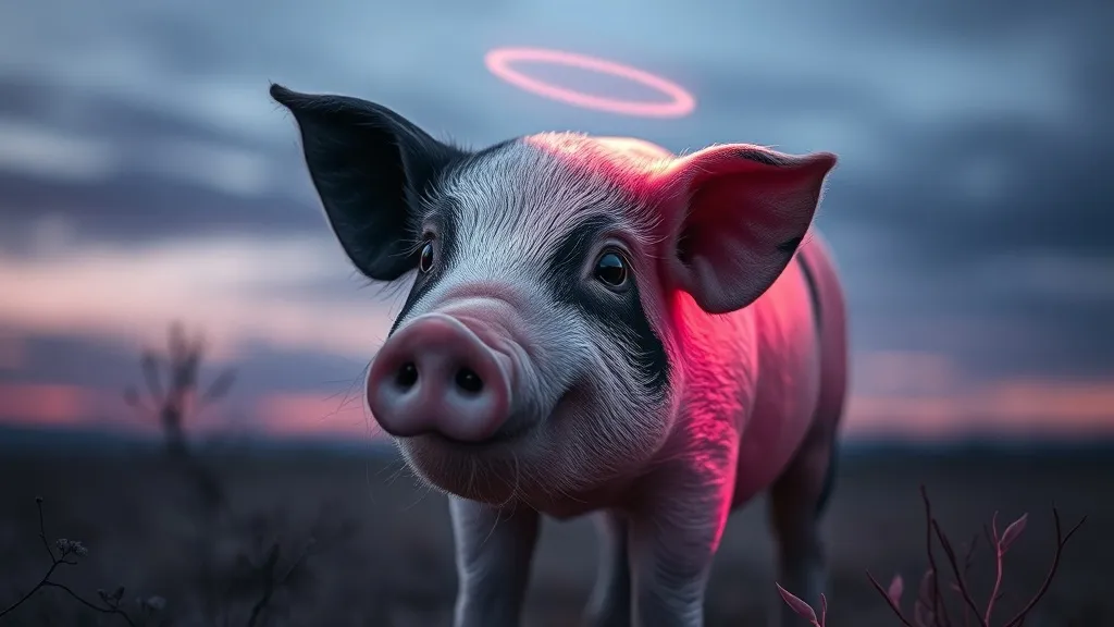 Dream symbol: black and pink pig: scenarios: Dream of a Black and Pink Pig Talking