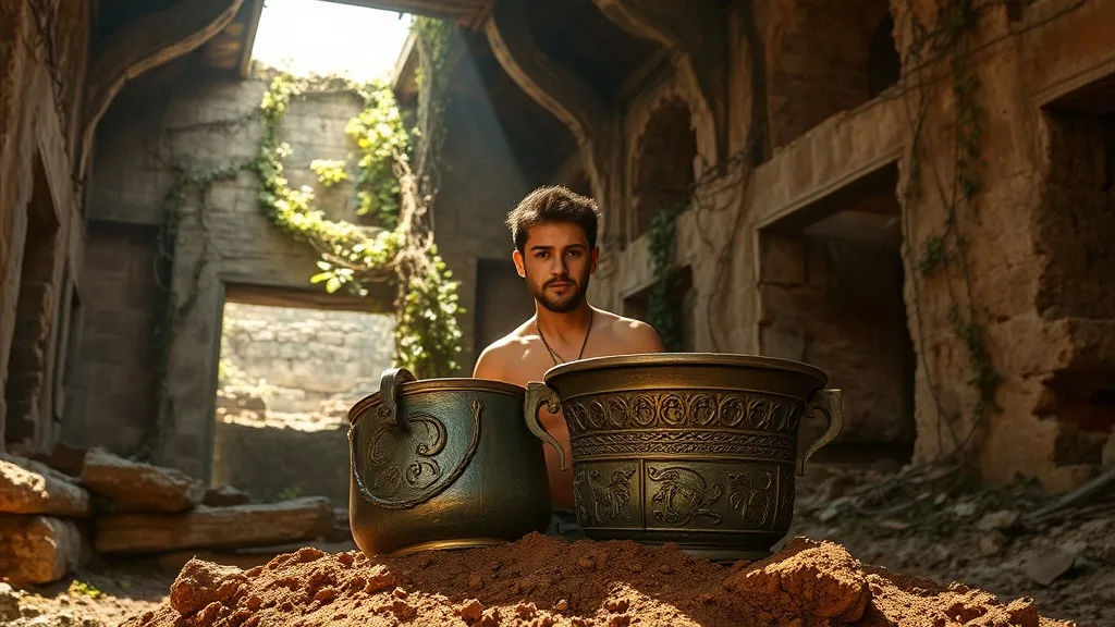 Dream symbol: bronze cups: scenarios: Dream of finding a bronze cup