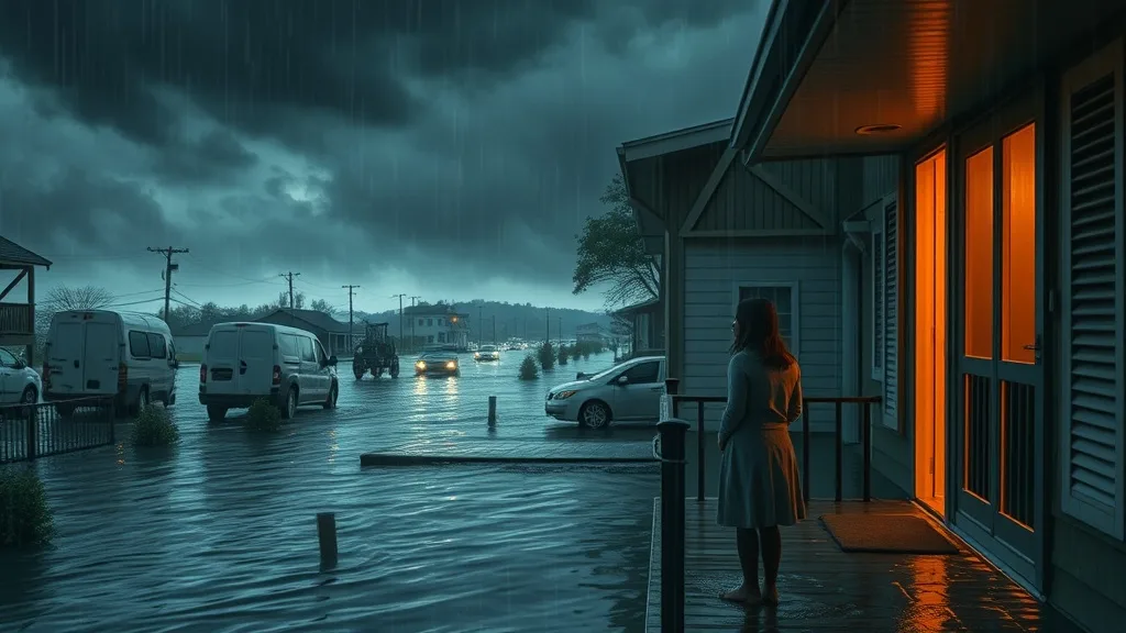 Dream symbol: mother's hometown: scenarios: Dream of Mother's Hometown Being Flooded