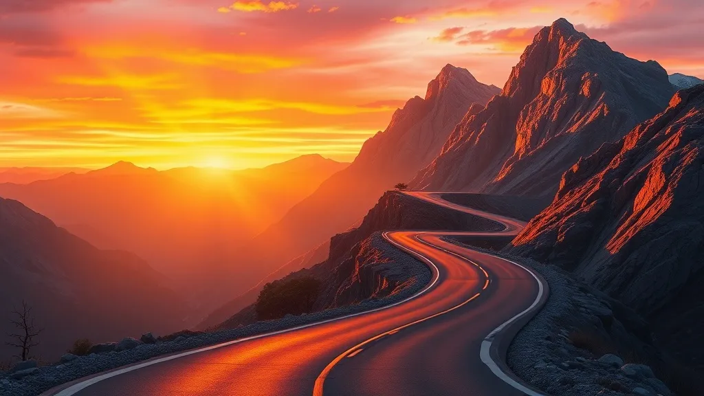 Dream symbol: mountain highway: symbolism: A Journey of Spiritual Growth