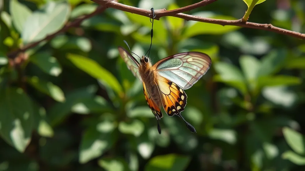 Dream symbol: new beginnings: scenarios: Dream of a Butterfly Emerging from a Cocoon