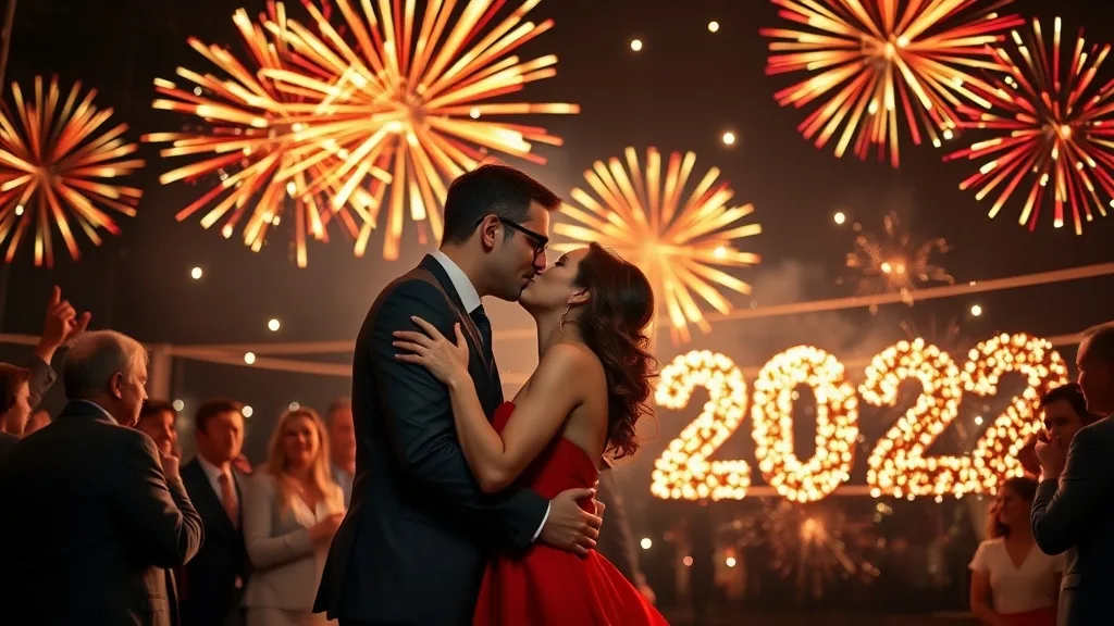 Dream symbol: new year celebration: scenarios: Dream about New Year's Kiss