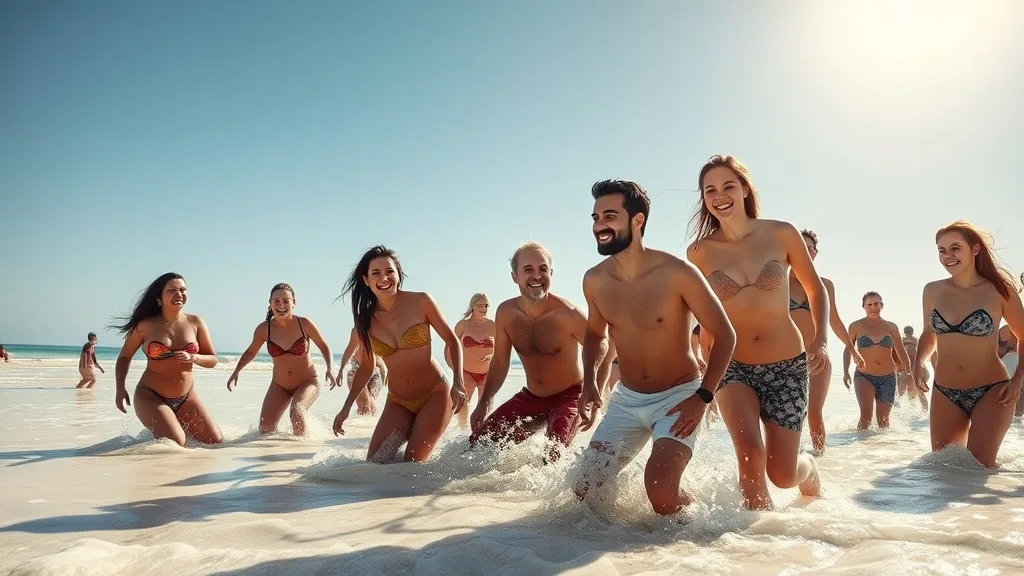 Dream symbol: nude beach: symbolism: Playfulness and Joy