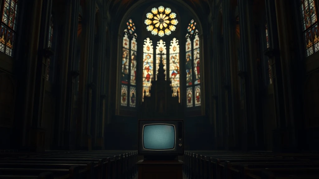 Dream symbol: old style tv: scenarios: Dream of an old style TV in a church