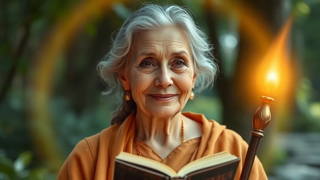 Dream symbol: older lady: symbolism: Guidance and Protection
