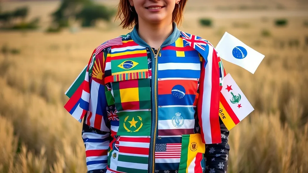 Dream symbol: people's clothes with flags: scenarios: Dream of Wearing Clothes with Multiple Flags