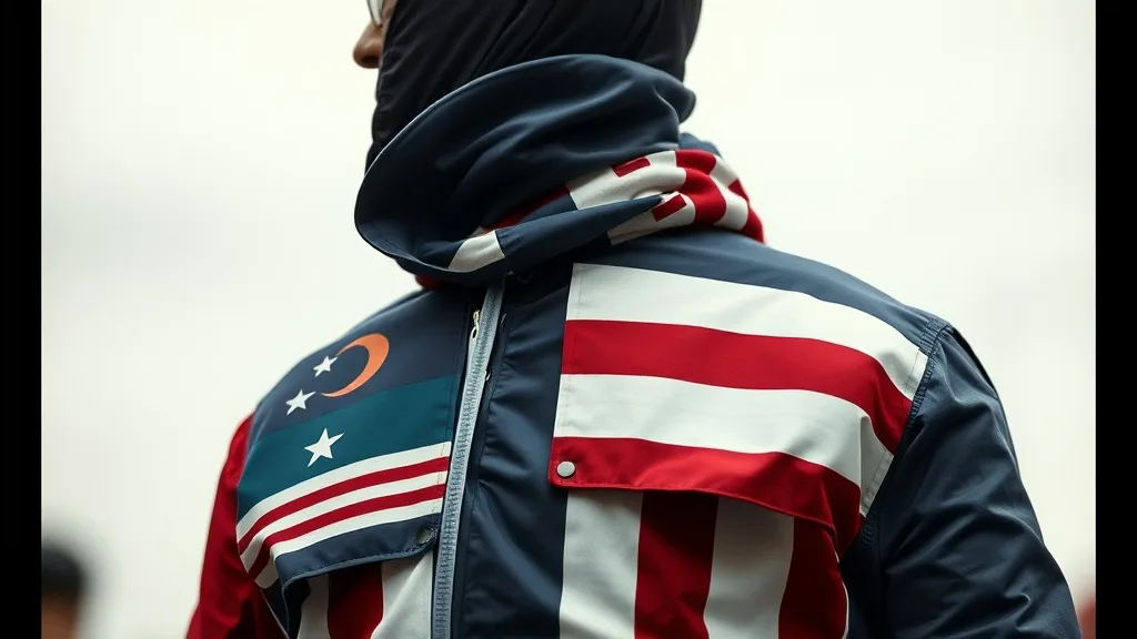 Dream symbol: people's clothes with flags: symbolism: Political Stance and Beliefs
