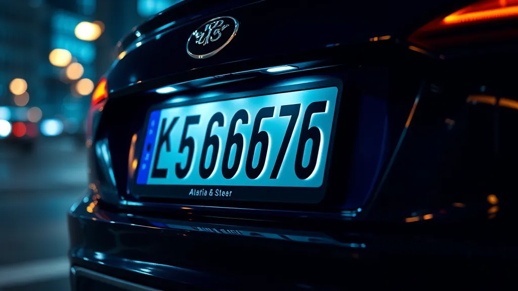 Dream Symbol: Personalized Plate Meaning & Interpretation
