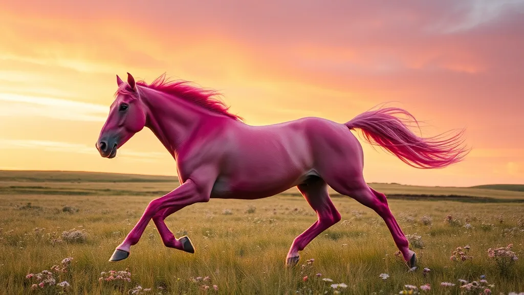 Dream symbol: pink mustang: symbolism: Representation of Freedom and Independence